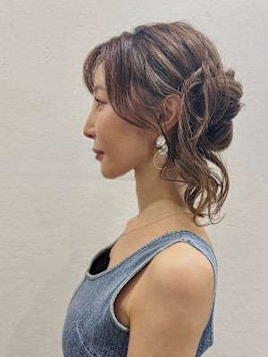 大人華やかルーズアップ