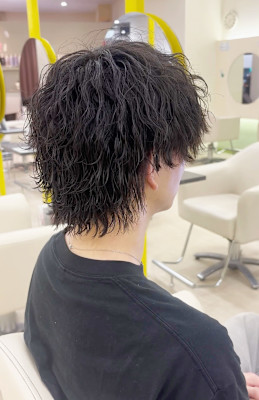 人気No1！波巻きパーマ