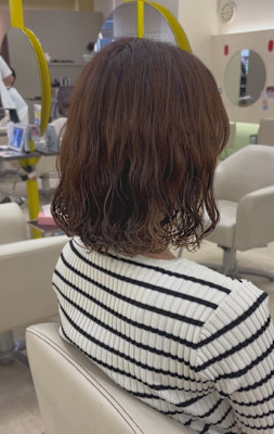 もう朝巻かなくてもいい！レディースパーマ！