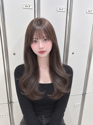 【伊勢原】イルミナカラー+髪質改善で叶える透明感オリーブ