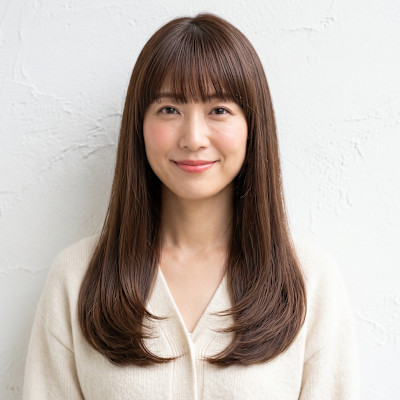 秋艶カラー×まとまる大人上品グラデーションロング