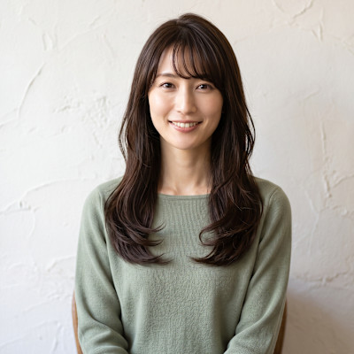 【大人可愛い】くびれレイヤーロング×ツヤショコラ