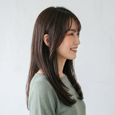 【大人上品】秋の艶カラー×くびれレイヤーロング