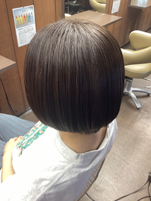 オリーブグレージュ透明感カラー