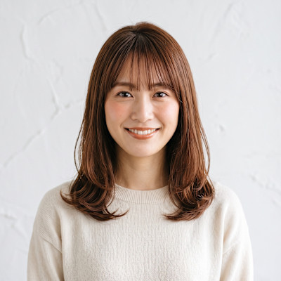 大人上品◎乾かすだけでまとまるツヤ髪ミディアム