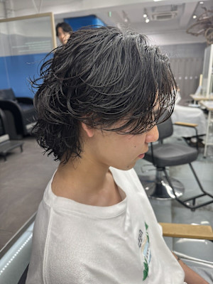 無造作ウェーブミディアム