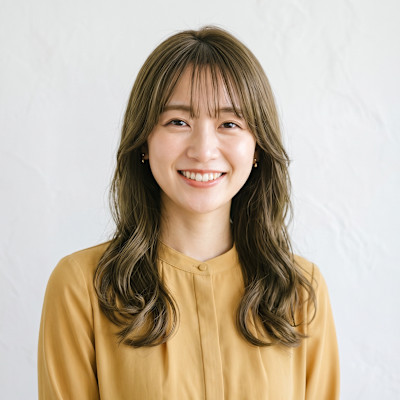 秋色オリーブベージュ×大人小顔ニュアンスレイヤー