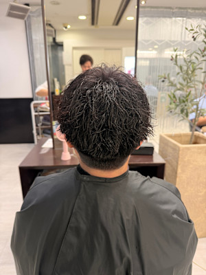 メンズツイストスパイラルパーマ