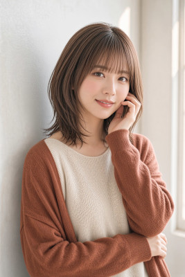 透け感レイヤー×くびれミディで柔らかな抜け感を