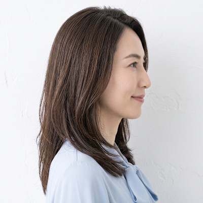 【40代】大人艶ミディアム×リバース/白髪対策
