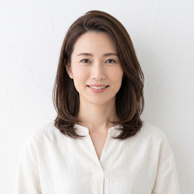 【40代】大人上品ナチュラルレイヤーミディ/白髪対策