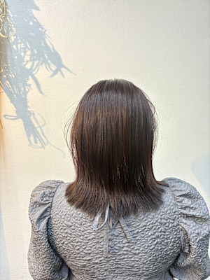 縮毛矯正とデザインカット