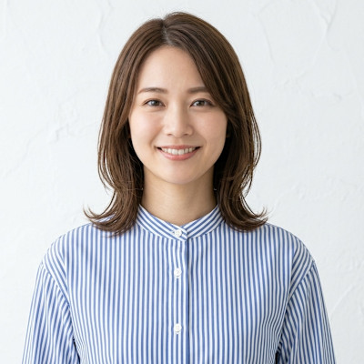 【30代】目の上前髪×好印象ひし形レイヤー×ナチュラル