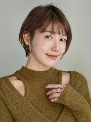 前下がりショート・ボブ/絶壁解消/前髪あり/40代/30代