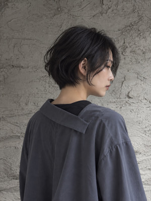船橋・吉kici｜襟足すっきり黒髪ショートボブ