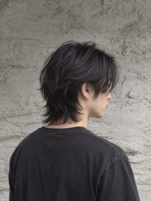 船橋・吉kici｜メンズの動きが出るミディアムウルフ