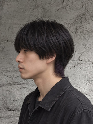 船橋・吉kici｜黒髪マッシュのメンズショート