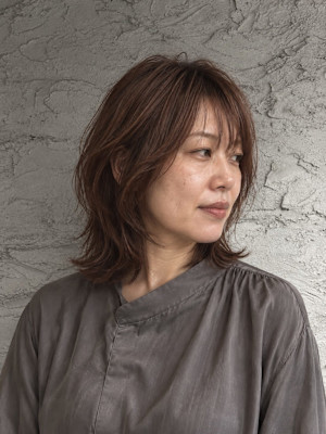 船橋・吉kici｜大人のブラウンミディアムレイヤー