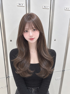 【伊勢原】イルミナカラー+髪質改善で叶える透明感オリーブ