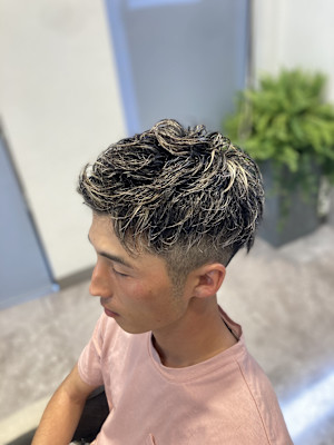 メンズショートハイライト