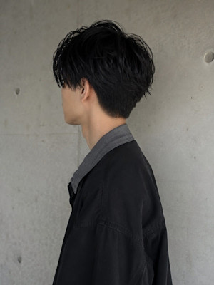 黒髪/テクスチャーショート/カット/高円寺
