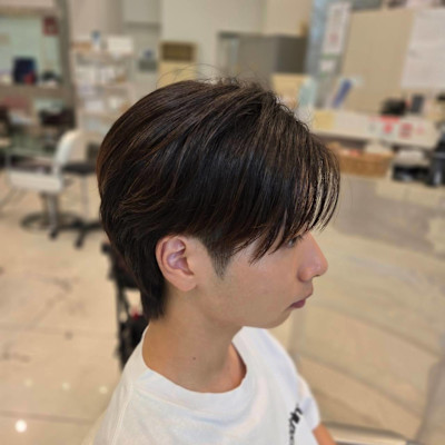 韓国風ナチュラルセンターパート