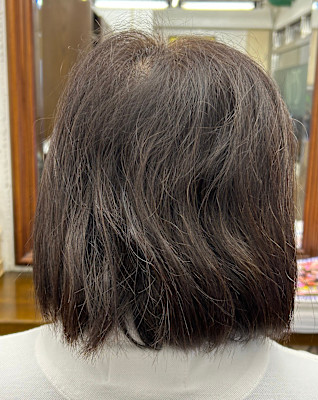 縮毛矯正ビフォーアフター
