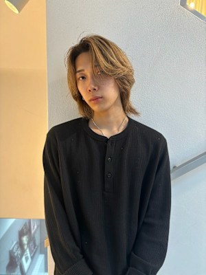 コテ巻き風シャドウニュアンスパーマ