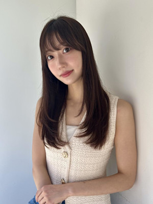  髪質改善ストレート 縮毛矯正 ロングレイヤー