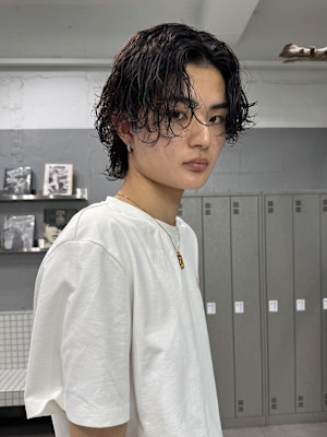 外国人風サーフカールミディアム