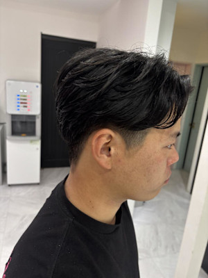 毛流れセンターパート