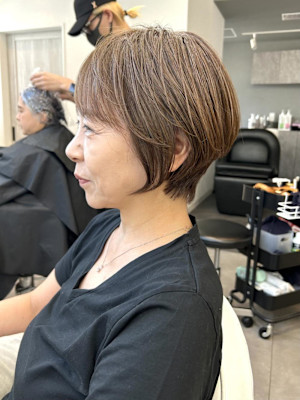 丸みのあるショートが可愛い！