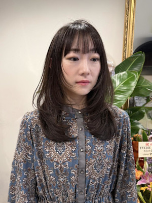 レイヤー/暗髪/銀座