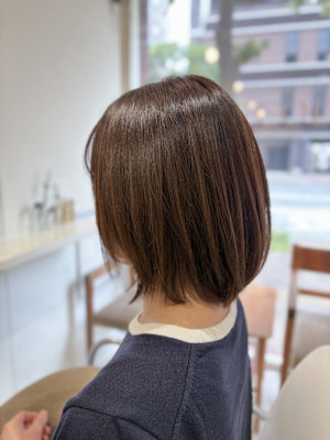 美シルエットひし形ボブ