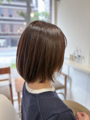 美シルエットひし形ボブ