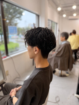 メンズ波巻きパーマ/東伏見/田無/西武柳沢/武蔵関
