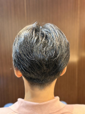 毛流れパーマ