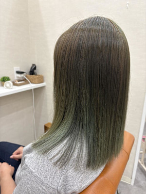強めグリーングラデーション◎