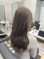 【艶髪イノアカラー】韓国風グレージュカラー
