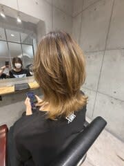 ナチュラルウルフカット