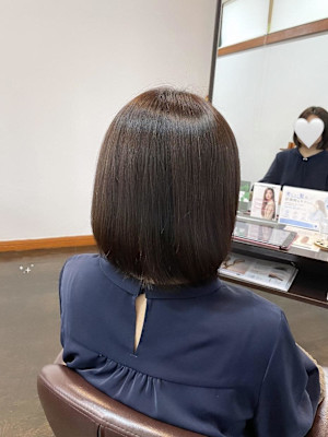 縮毛矯正で収まり良く♪