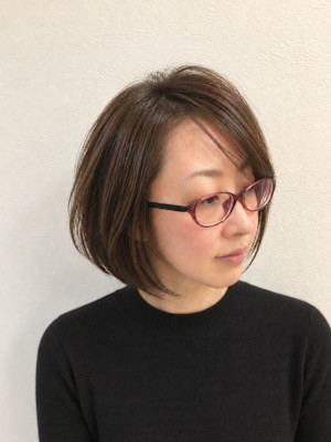 まとまりの良い大人ボブ