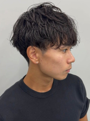 ニュアンスパーマ 刈り上げ ツーブロック 20代【博多】
