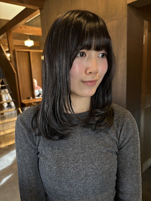 髪質改善ストレート×黒髪ロング