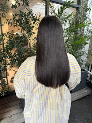 美髪オリーブベージュ