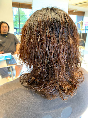 メンズロングパーマ