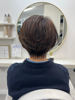 後ろ姿を褒められるショート！元重