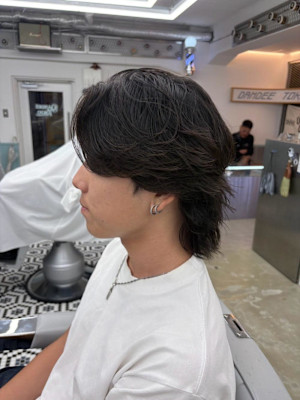 襟ありセンターパート