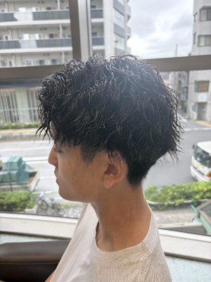 メンズツイストスパイラルパーマ