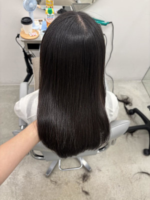 髪質改善ストレート×艶ロング